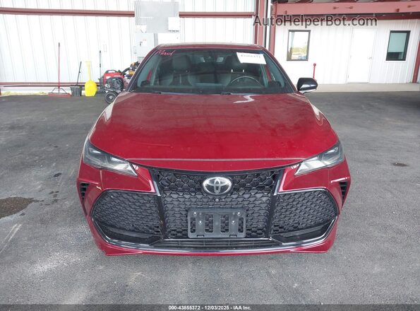 4T1HZ1FB2LU042315 2020 TOYOTA AVALON Red Вид щитка приладів