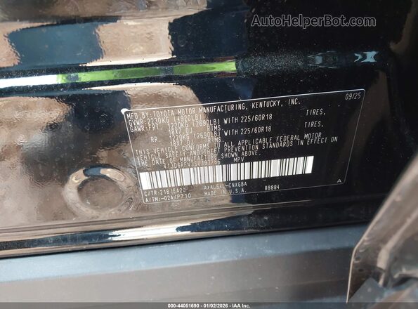 4T3D6RFV3SU193766 2025 TOYOTA LIMITED Black Вид підкапотного простору