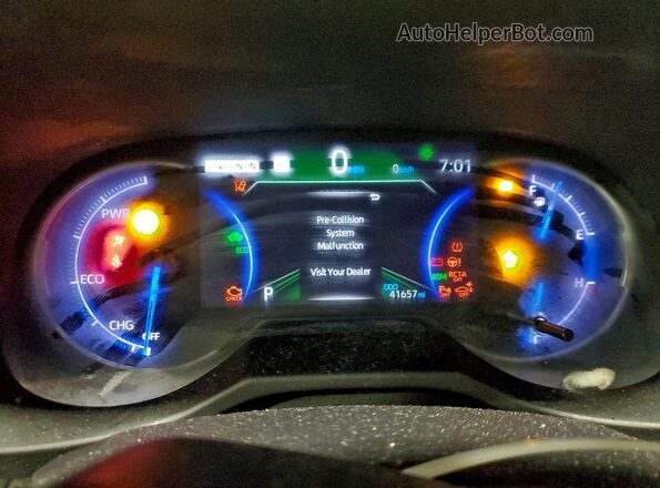 4T3E6RFV0NU070516 2022 TOYOTA RAV4 Белый Вид щитка приборов