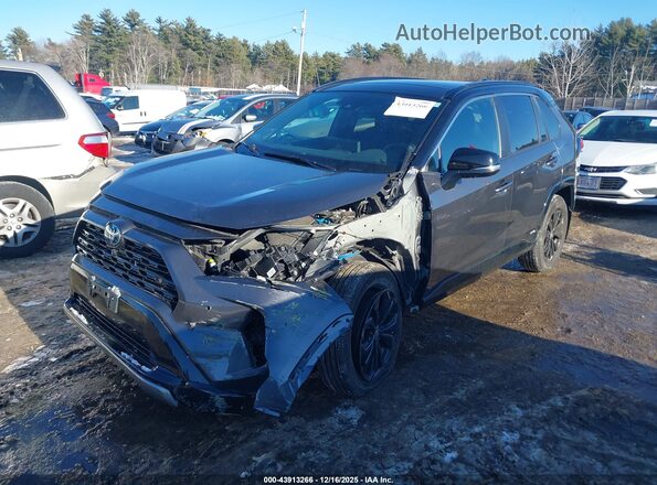 4T3E6RFV2PU139614 2023 TOYOTA RAV4 HYBRID Серый Передняя левая четверть