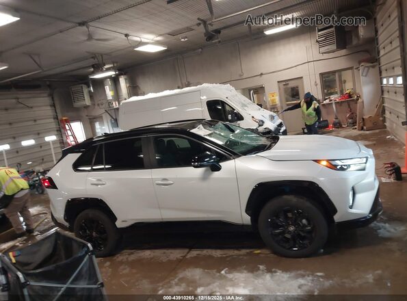4T3E6RFV4SU178147 2025 TOYOTA RAV4 HYBRID White Widok wnętrza z tyłu