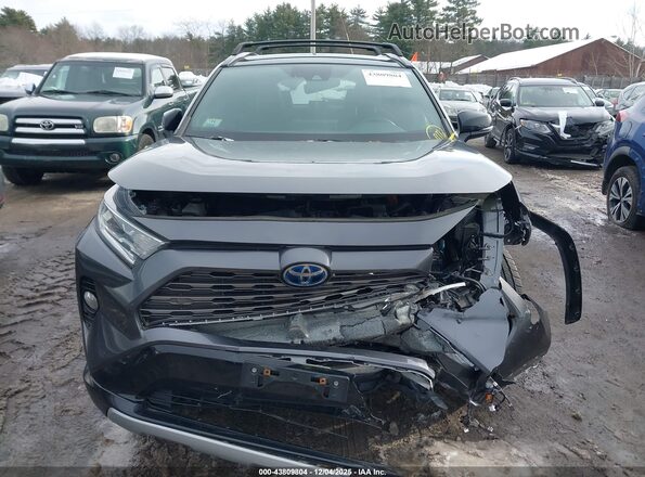 4T3E6RFV5MU056500 2021 TOYOTA RAV4 HYBRID Gray Vista interior trasera