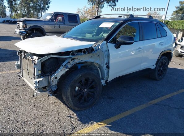 4T3E6RFV6NU081732 2022 TOYOTA RAV4 HYBRID White Vista tres cuartos delantera izquierda