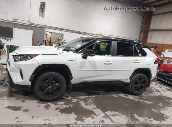 4T3E6RFV8MU045555 2021 TOYOTA RAV4 HYBRID White Widok wnętrza 360 stopni