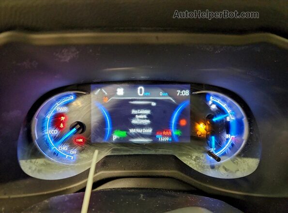 4T3E6RFV8NU075902 2022 TOYOTA RAV4 White Widok zestawu wskaźników