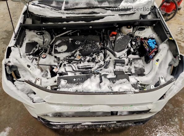 4T3E6RFV8NU075902 2022 TOYOTA RAV4 White Widok komory silnika