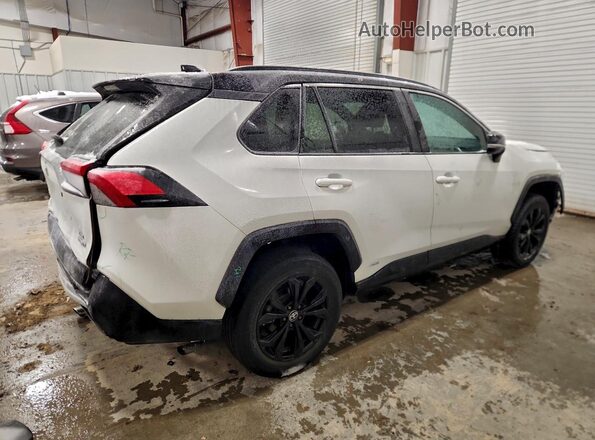 4T3E6RFV8NU075902 2022 TOYOTA RAV4 White Tył prawy
