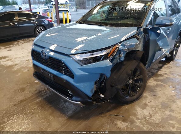 4T3T6RFV6NU105230 2022 TOYOTA RAV4 HYBRID Blue Դիմացի տեսք