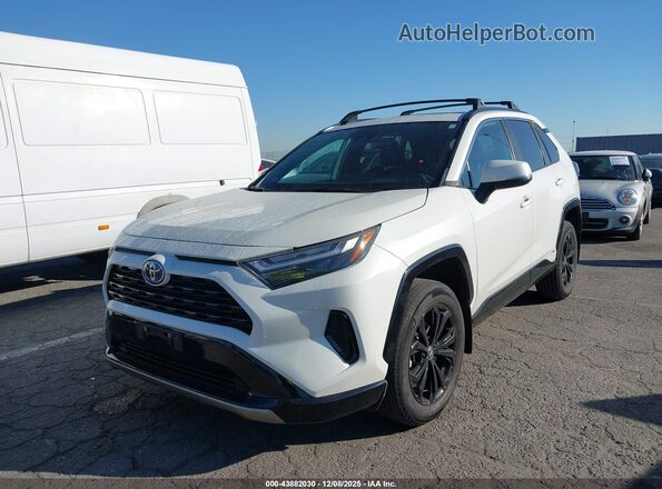 4T3T6RFV9NU071316 2022 TOYOTA RAV4 HYBRID White Передня ліва чверть