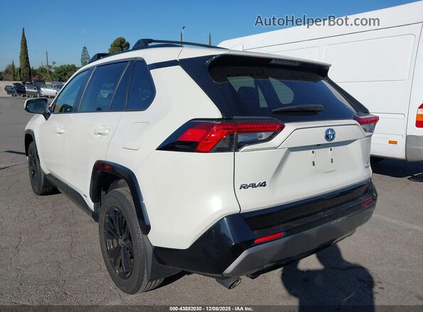 4T3T6RFV9NU071316 2022 TOYOTA RAV4 HYBRID White Задня ліва чверть