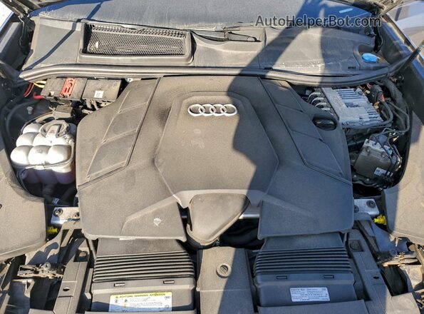 WA1FVAF10LD014411 2020 AUDI Q8 Black Widok naklejki z numerem VIN