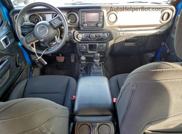 1C6HJTAG3LL201785 2020 JEEP GLADIATOR Blue Սարքավորումների վահանակի տեսք