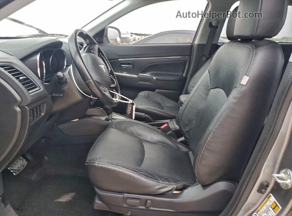 JA4AP4AW2JU002184 2018 MITSUBISHI OUTLANDER Gray წინა პანელის ხედი