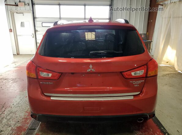JA4AP4AW0HZ036654 2017 MITSUBISHI OUTLANDER Red წინა სალონის ხედი