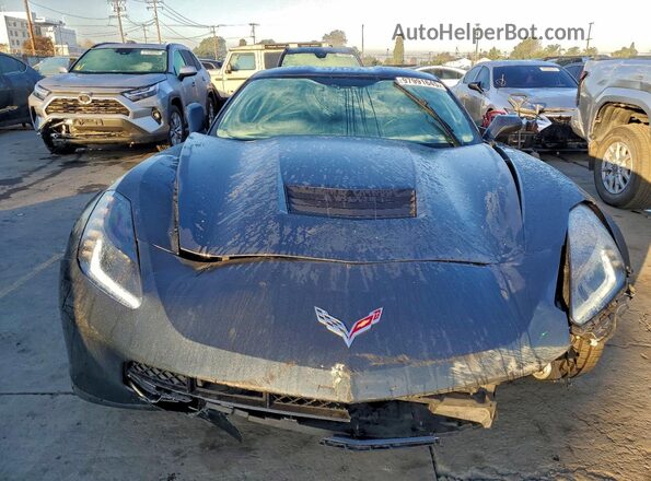 1G1YA2D73K5121218 2019 CHEVROLET CORVETTE Gray Widok z tyłu