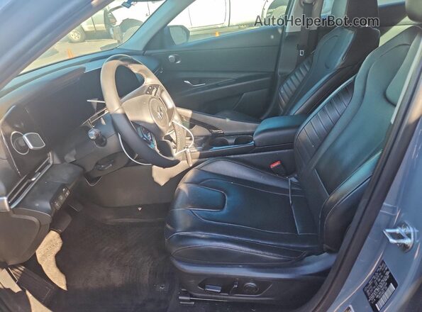KMHLN4AJ1NU022498 2022 HYUNDAI ELANTRA Gray წინა პანელის ხედი
