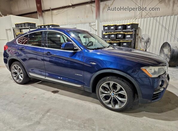5UXXW3C50H0T77797 2017 BMW X4 Синий 