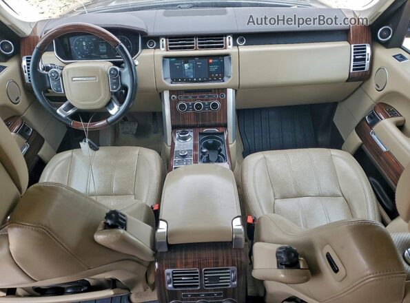 SALGS2FK8HA340105 2017 LAND ROVER RANGE Gray Widok zestawu wskaźników