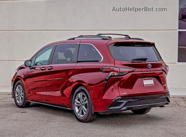 5TDXSKFC5NS055750 2022 TOYOTA SIENNA Burgundy 