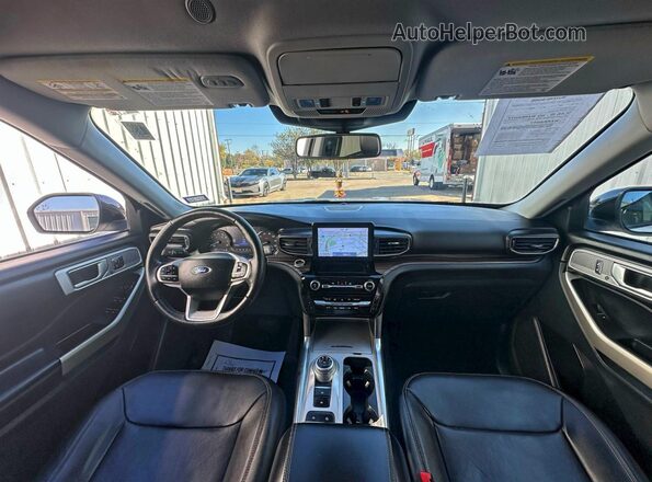 1FMSK7FH0MGA85648 2021 FORD FORD EXPLORER White Вид задніх сидінь