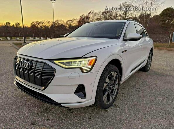 WA1AAAGE8MB010286 2021 AUDI E-TRON White Задня ліва чверть