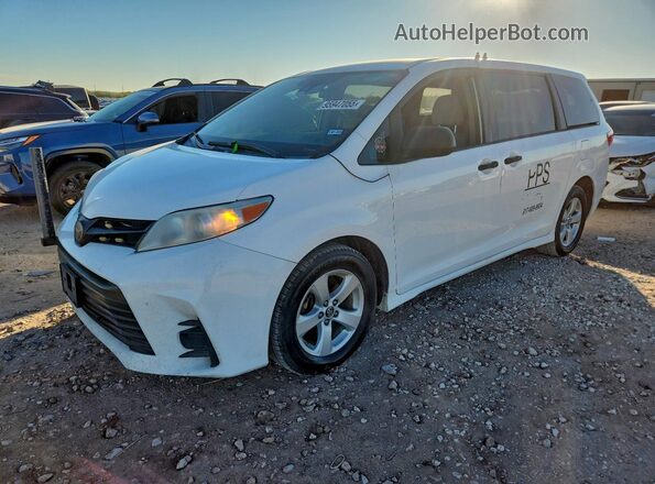 5TDZZ3DC7LS038037 2020 TOYOTA SIENNA White Tył lewy