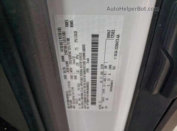1FTBR1Y81RKA69053 2024 FORD TRANSIT White 