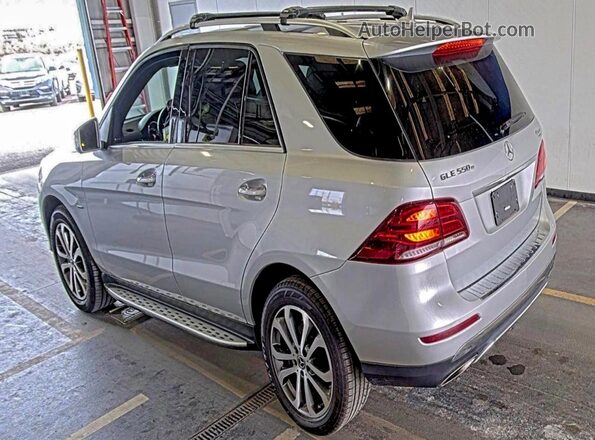 4JGDA6DB2JB040658 2018 MERCEDES-BENZ GLE-CLASS Серебряный Передняя правая четверть