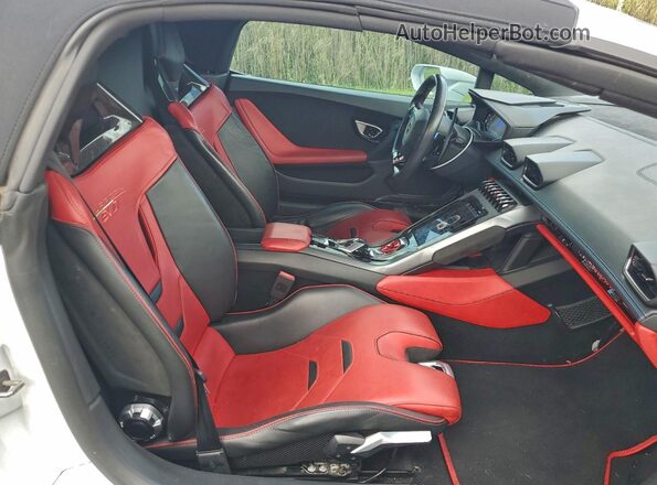 ZHWUT5ZF7MLA15963 2021 LAMBORGHINI HURACAN Белый Вид задней части салона