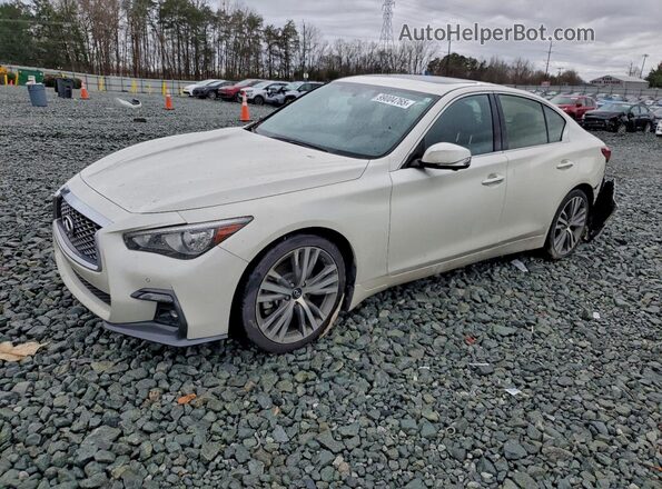 JN1EV7CRXMM750839 2021 INFINITI Q50 White 