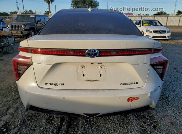 JTDBVRBD8JA004291 2018 TOYOTA MIRAI White Հետևի տեսք