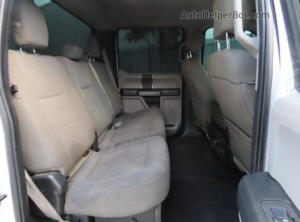 1FT8W3BT3JEB12807 2018 FORD F350 White წინა სალონის ხედი