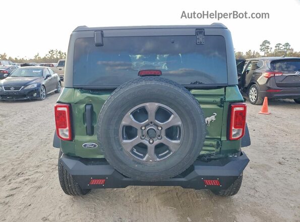 1FMDE5BH7NLB15005 2022 FORD BRONCO Зеленый Вид салона спереди