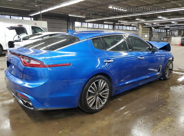 KNAE25LA0K6060035 2019 KIA STINGER Blue 