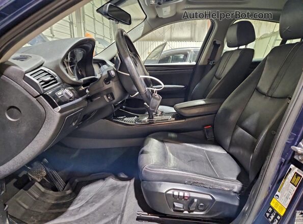 5UXXW3C50H0T77797 2017 BMW X4 Синий 