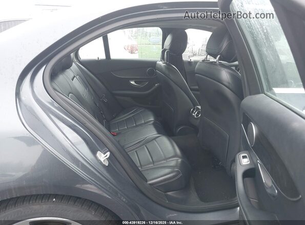 55SWF4HB1GU156905 2016 MERCEDES-BENZ C 350E Gray Vista de la etiqueta del VIN