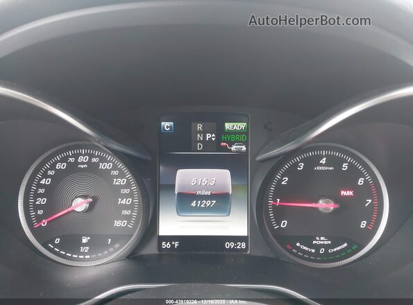 55SWF4HB1GU156905 2016 MERCEDES-BENZ C 350E Gray Vista de los asientos traseros