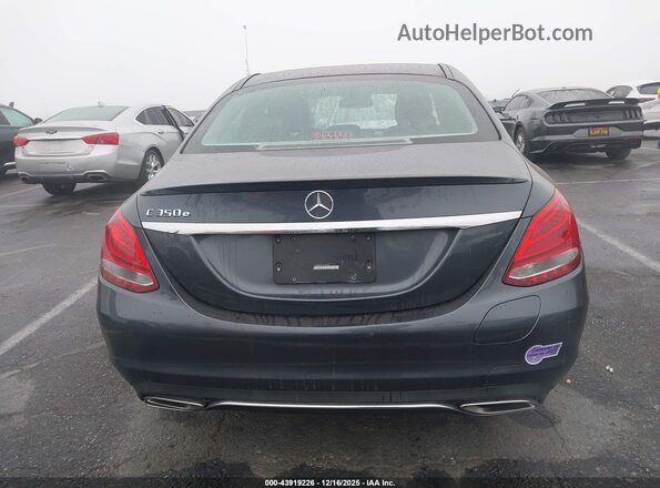 55SWF4HB1GU156905 2016 MERCEDES-BENZ C 350E Gray 