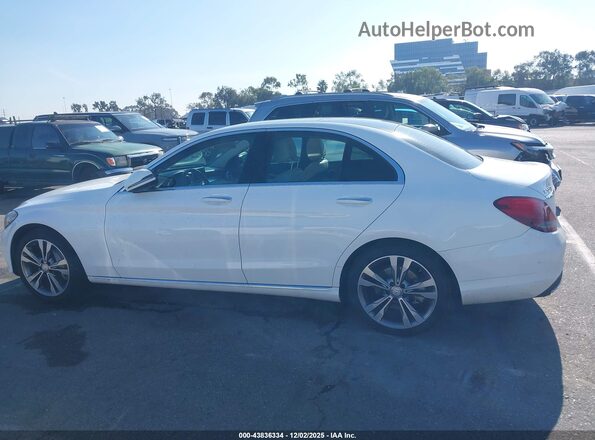 55SWF4HB1GU164857 2016 MERCEDES-BENZ C 350E Белый Панорамный вид салона 360°