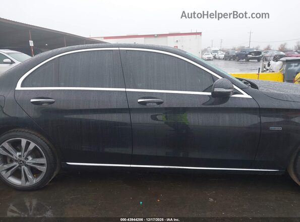 55SWF4HB5JU272079 2018 MERCEDES-BENZ C 350E Черный Вид задней части салона