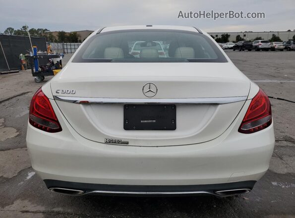 55SWF4JB1JU240188 2018 MERCEDES-BENZ C White 
