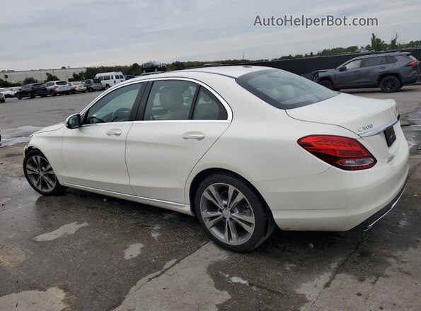 55SWF4JB1JU240188 2018 MERCEDES-BENZ C White 