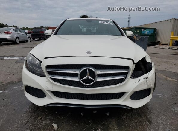 55SWF4JB1JU240188 2018 MERCEDES-BENZ C White 