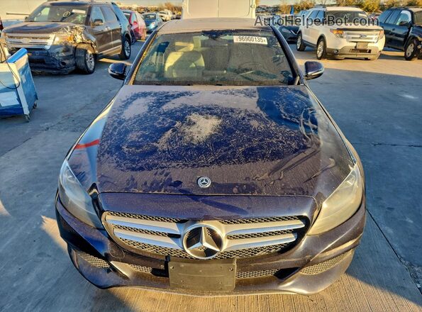 55SWF4JB5JU246186 2018 MERCEDES-BENZ C Blue 
