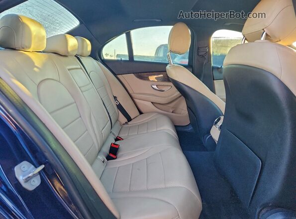 55SWF4JB5JU246186 2018 MERCEDES-BENZ C Blue 