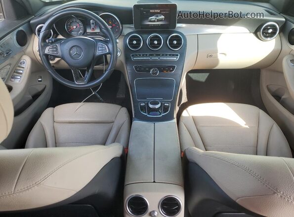 55SWF4JB7JU267735 2018 MERCEDES-BENZ C White 
