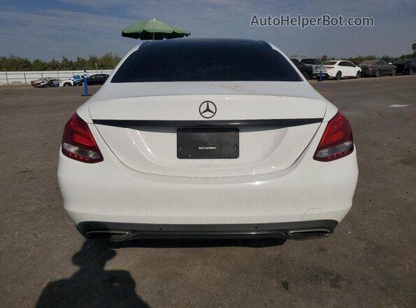 55SWF4JB7JU267735 2018 MERCEDES-BENZ C White 