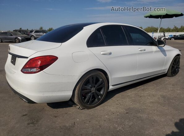 55SWF4JB7JU267735 2018 MERCEDES-BENZ C White 