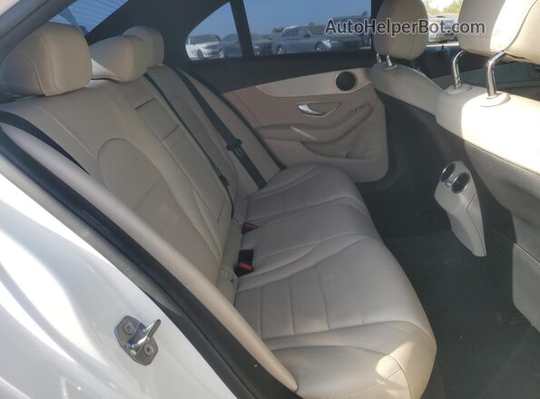 55SWF4JB7JU267735 2018 MERCEDES-BENZ C White 