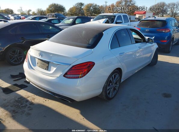 55SWF4JB9GU170576 2016 MERCEDES-BENZ C-CLASS White Հետևի աջ